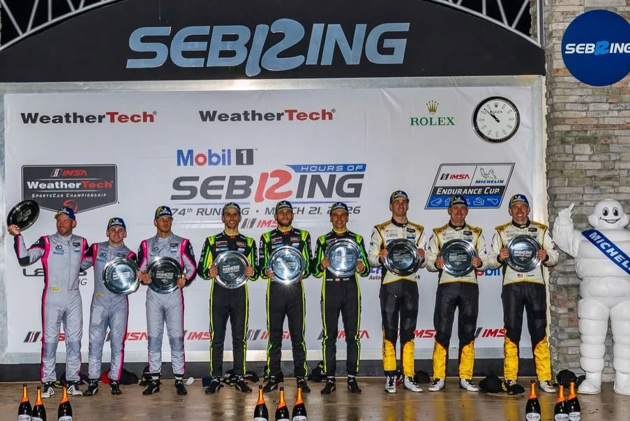P3 en las 12hs de Sebring!Una de las carreras más duras del mundo y siempre caótica!Pudimos maxi